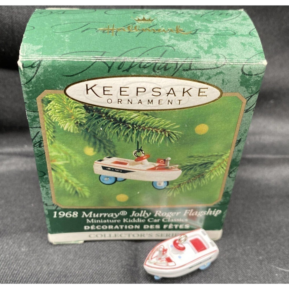 HALLMARK Keepsake Ornament - 1968 Murray Jolly Roger Flagship Miniature